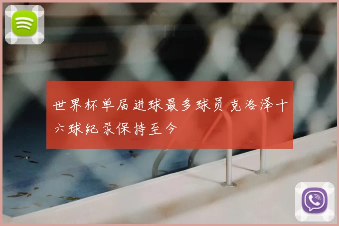 世界杯单届进球最多球员克洛泽十六球纪录保持至今