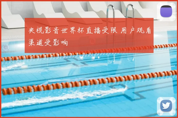 央视影音世界杯直播受限 用户观看渠道受影响